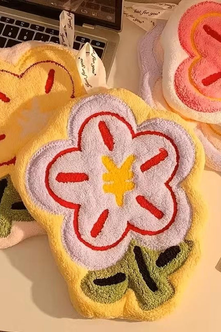 Flower Hanging Hand Towels (Pack of 2)