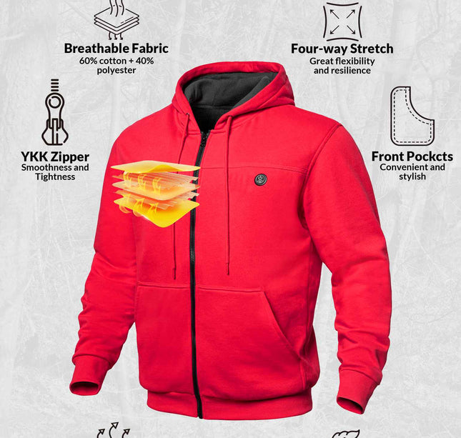 ANTARCTICA GEAR Heated Hoodie Sweater for Women Heated Sweatshir