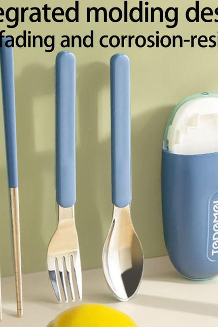 Outdoor Camping Set Portable Office Worker Chopsticks Spoon Two-Piece Set
