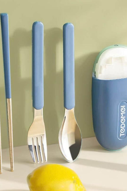 Outdoor Camping Set Portable Office Worker Chopsticks Spoon Two-Piece Set