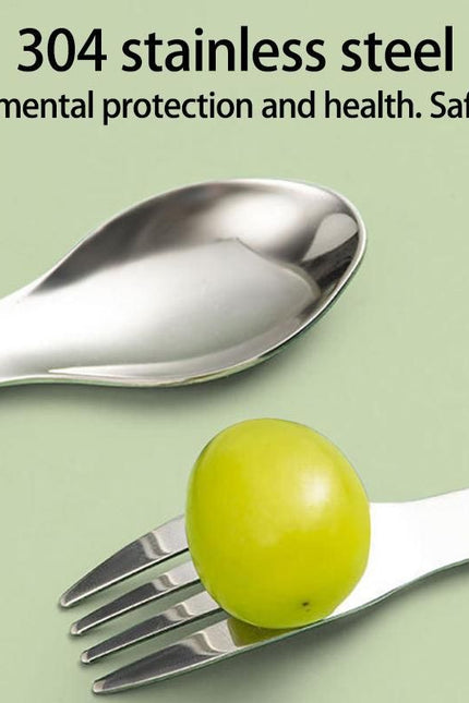 Outdoor Camping Set Portable Office Worker Chopsticks Spoon Two-Piece Set