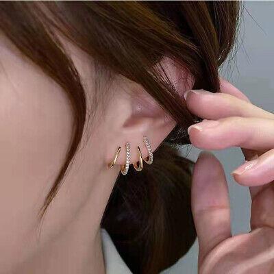 Spiral Hoop Earrings-soristyle