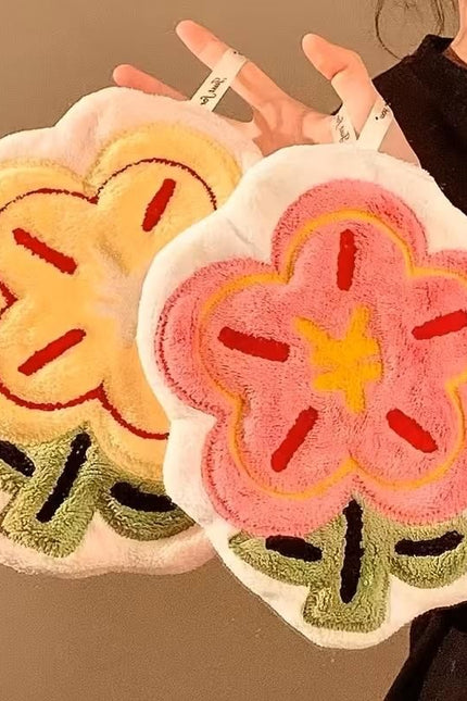 Flower Hanging Hand Towels (Pack of 2)