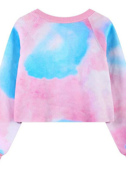 Women PINK Letters Printed Harajuku Long Sleeve Sweatshirt
