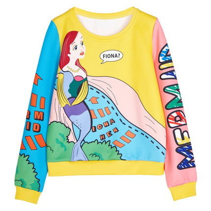 Women Fashion Korean Style Long Sleeve Sweatshirt