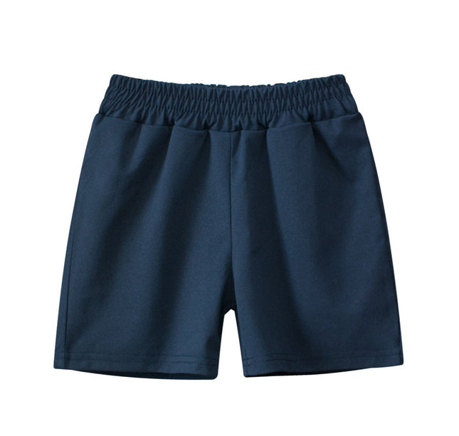 Summer Arrival Boys Casual Style Solid Color Shorts