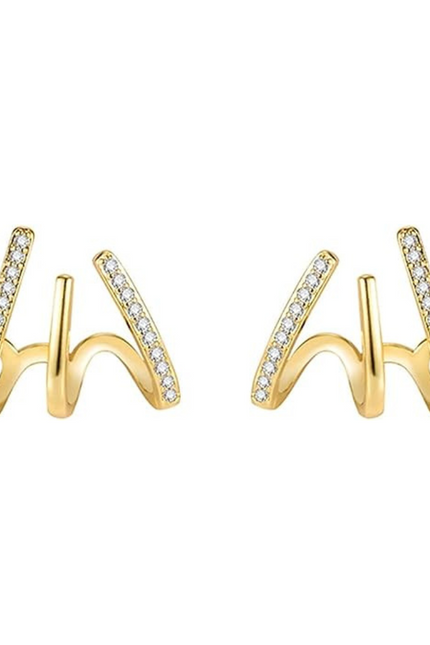 Spiral Hoop Earrings-soristyle